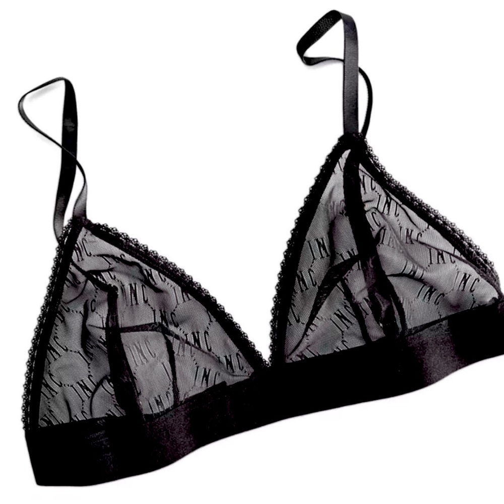 🖤 NWT! INC Sexy Sheer Bralette
